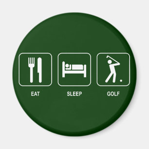Aimant Mangez l'aimant de golf de sommeil