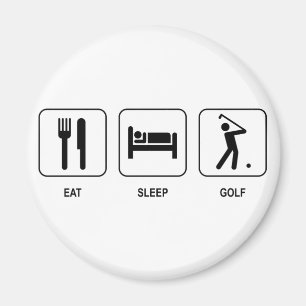 Aimant Mangez l'aimant de golf de sommeil