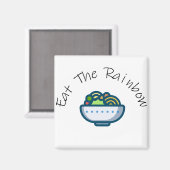 Aimant Mangez L'Arc En Ciel (Recto/Verso)