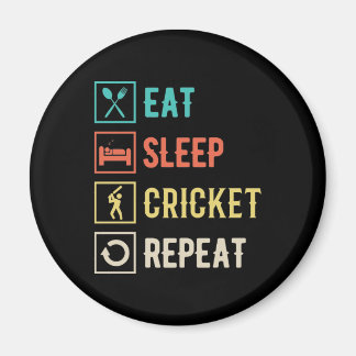 Aimant Mangez le cricket du sommeil Répéter