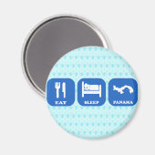 Aimant Mangez le Panama (Recto/Verso)