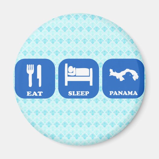 Aimant Mangez le Panama (Devant)