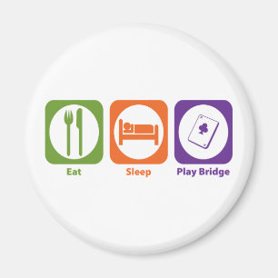 Aimant Mangez le pont de jeu de sommeil