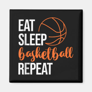 Aimant Mangez Le Sommeil Basket Répéter Fun Sport Motivat