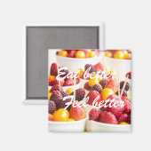 Aimant Mangez mieux, sentez mieux|| Berries (Recto/Verso)