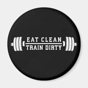 Aimant Mangez propre, train sec - Exercice Inspirational