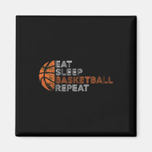 Aimant Mangez Sleep Basketball Répéter Pour Hommes Femmes