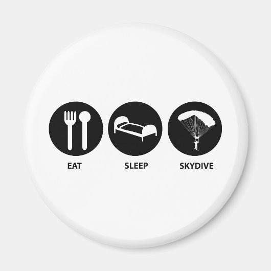 Aimant Mangez Sleep SkyDive (Devant)