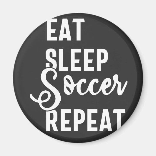 Aimant mangez sommeil soccer répéter (Devant)