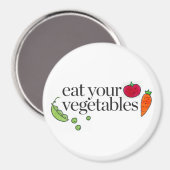 Aimant Mangez vos légumes (Recto/Verso)