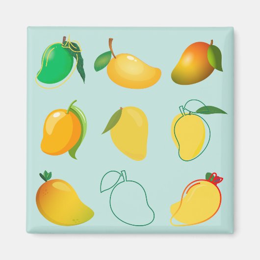 Aimant Mangue Fraîche (Devant)