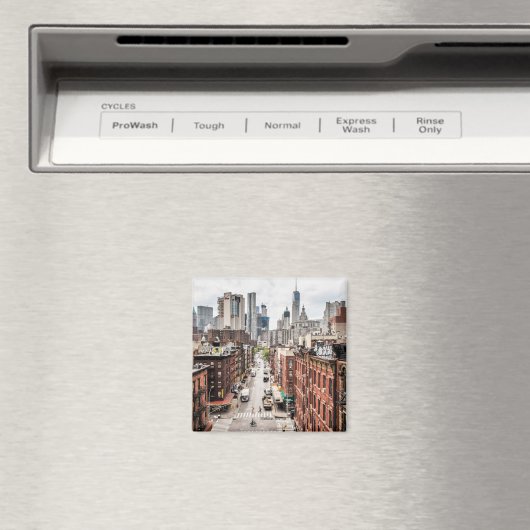 Aimant Manhattan, New York, photo du paysage urbain, (In Situ (Lave-vaisselle))