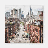 Aimant Manhattan, New York, photo du paysage urbain, (Devant)