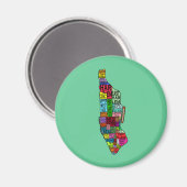 Aimant Manhattan NYC Tshirts, Sweat - shirt à capuche (Recto/Verso)