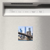 Aimant Manhattan, photo de la ville avec gratte-ciel (In Situ (Lave-vaisselle))