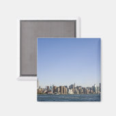 Aimant Manhattan Skyline, New York City, New York, États- (Recto/Verso)