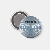 Aimant Manhole Covers Manhattan (Recto/Verso)