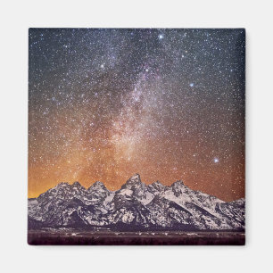 Aimant Manière laiteuse au-dessus de Teton grand