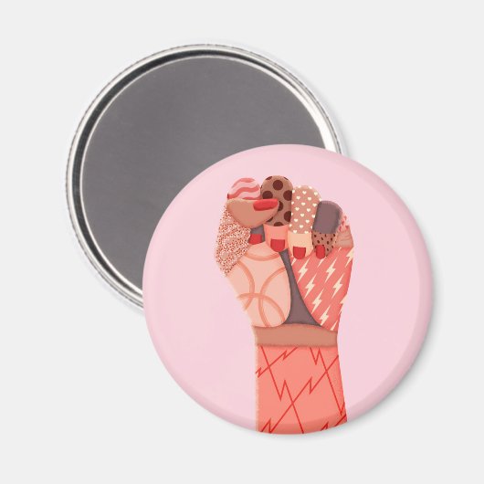 Aimant Manifestation de femmes d'art moderne (Recto/Verso)