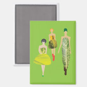 Aimant Mannequins de mode (Recto/Verso)