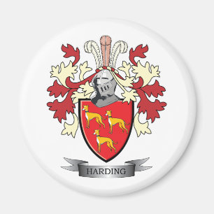 Aimant Manteau de crête de famille de Harding des bras