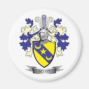 Aimant Manteau de crête de famille de Scott des bras