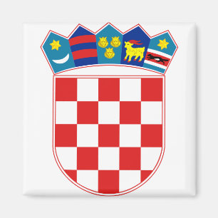 Aimant Manteau de la Croatie des bras heure Hrvatska