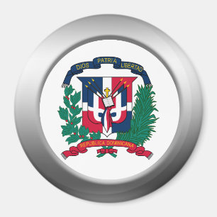 Aimant Manteau de la République Dominicaine des bras