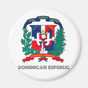 Aimant Manteau de la République Dominicaine des bras