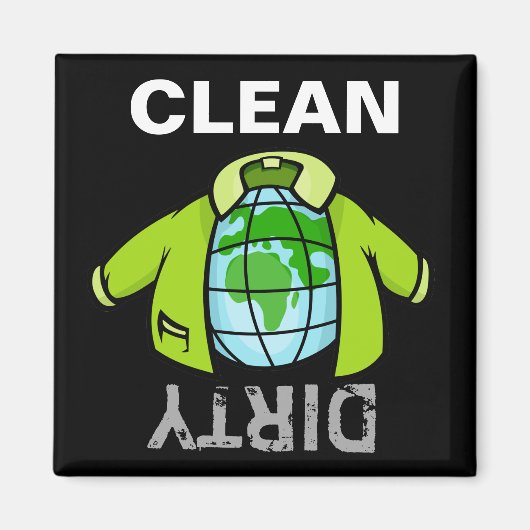 Aimant Manteau du globe (Devant)