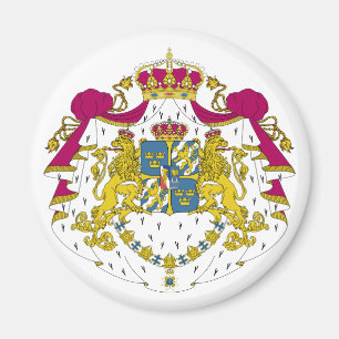 Aimant Manteau officiel de la Suède de symbole