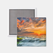 Aimant Manyar Beach À Sunrise (Recto/Verso)