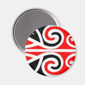 Aimant maori conçoit de l'art tribal pour vous (Recto/Verso)