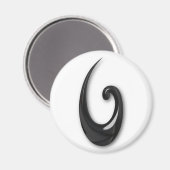 Aimant Maori-Poisson Hook-obsidian (Recto/Verso)