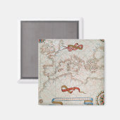 Aimant Map of Europe & Coasts of North Africa (Recto/Verso)