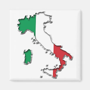Aimant Map of Italy