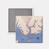 Aimant Map of Virginia (Recto/Verso)