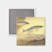 Aimant Maquereau Poisson nager dans l'océan (Recto/Verso)