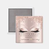Aimant Maquillage Artiste Lashes Extension Rose Drives Es (Recto/Verso)