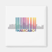 Aimant Maracaibo City Code-barres Art Latin Pride (Devant)