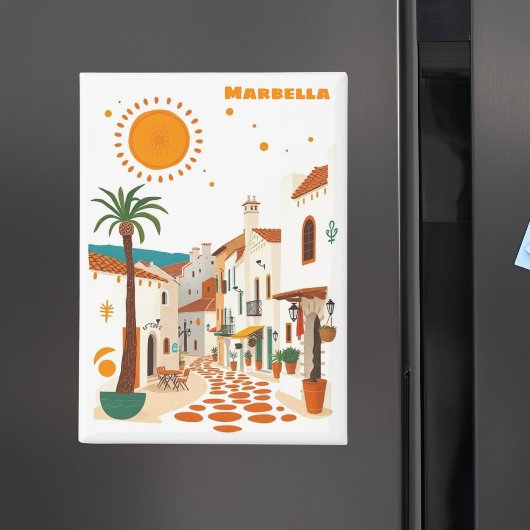 Aimant Marbella espagne vacances souvenir méditerranéen