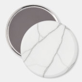 Aimant Marbre Blanc  (Recto/Verso)