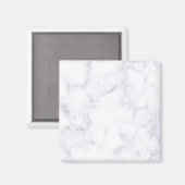 Aimant Marbre Blanc Moderne (Recto/Verso)