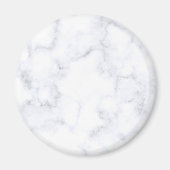 Aimant Marbre Blanc Moderne Élégant (Devant)