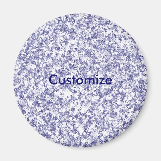 Aimant Marbre bleu - Modèle (Devant)