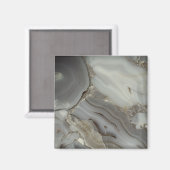 Aimant Marbre gris avec Veine or (Recto/Verso)
