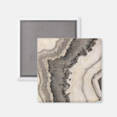 Aimant Marbre gris noir blanc agneau naturel pierre (Recto/Verso)