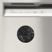 Aimant Marbre noir et argent de la veine (In Situ (Lave-vaisselle))