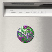 Aimant Marbre violet et vert (In Situ (Lave-vaisselle))