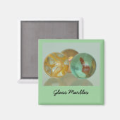 Aimant - marbres en verre (Recto/Verso)